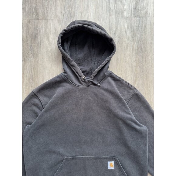 Rare Vintage Y2K Carhartt Black Pullover Hoodie Medium Loose Fit Streetwear Hype - Picture 3 of 12